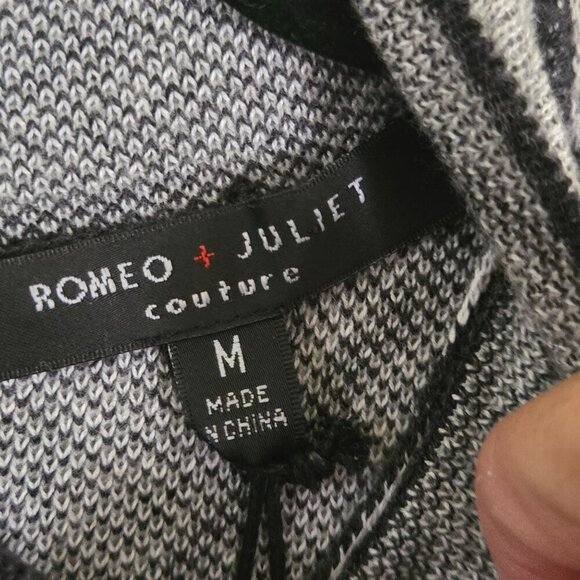 Romeo & Juliet Couture NWT Gray Knit Mock Neck Sleeveless Sweater Dress Size M - Picture 8 of 9